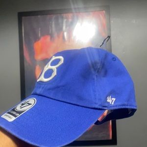 47 Brand baseball cap. Blue and white. adjustable